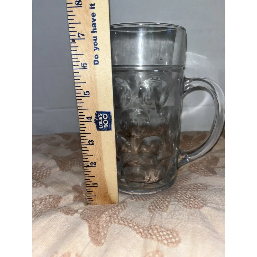Spaten Munchen 1 Liter Dimpled Germany‎ Oktoberfest Beer Glass Stein Austria